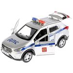 Внедорожник Hyundai Creta Полиция,12 см (свет+звук)