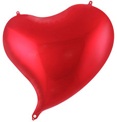 №515 Фигура с гелием. Фольгированное сердце. 45 см.