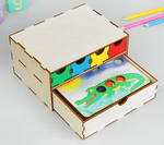 Волшебный комодик "Книжные странички" деревянная развивающая играП223