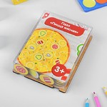 Пазл Пицца мясная развивающая деревянная игра IG0297