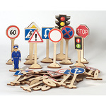 Игровой набор "Дорожные знаки ", 26 предметов