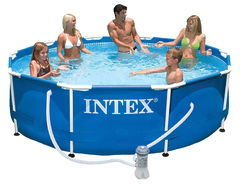 Каркасный бассейн Intex 28202 Metal Frame 305x76 см с фильтр-насосом