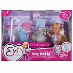 Куколка Эви с собачкой в ванной комнате, 12 см Evi Love Dog Bath Toy