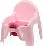 Горшок-стульчик детский (розовый) (M1528)