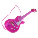 Музыкальный инструмент Рок гитара розовая 56 см Симба 106830693