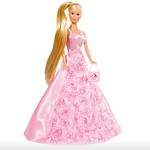 Кукла Simba 5739003 Штеффи в платье с розами
